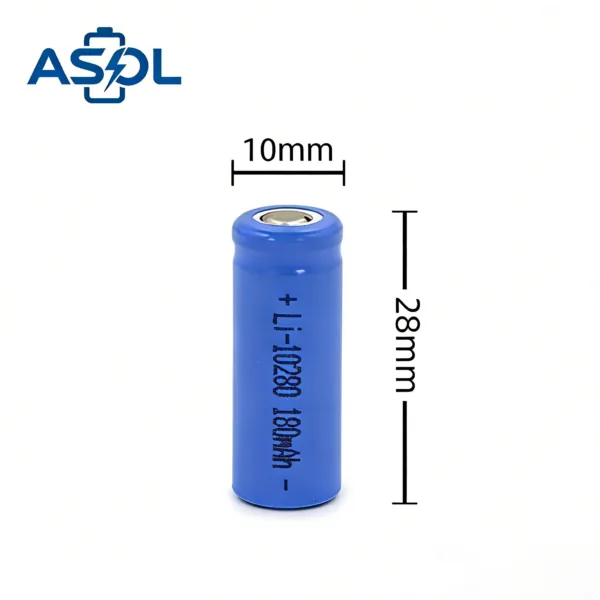 ASOL 10280 3.7V 180mAh Lithium-ion Battery Cell
