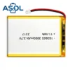 ASOL 103665 3.7V 3000mAh Lithium Polymer Battery Cell