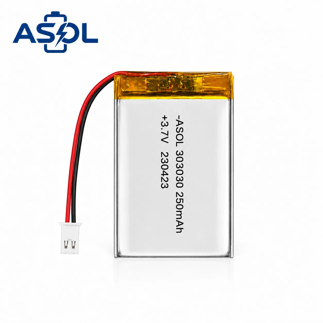 ASOL 303030 3.7V 250mAh Lithium Polymer Battery Cell