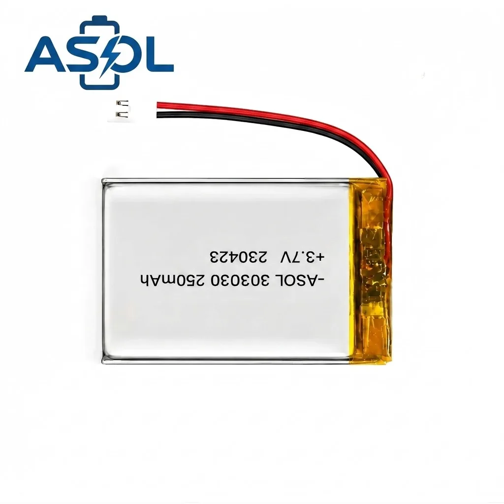 ASOL 303030 3.7V 250mAh Lithium Polymer Battery Cell - Image 3