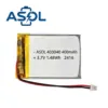 ASOL 403040 3.7V 400mAh Lithium Polymer Battery Cell