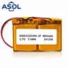 ASOL 552530H-2P 3.7V 800mAh Lithium Polymer Battery Pack