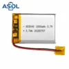 ASOL 803040 3.7V 1000mAh Lithium Polymer Battery Cell
