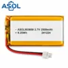 ASOL 903659 3.7V 2500mAh Lithium Polymer Battery Cell
