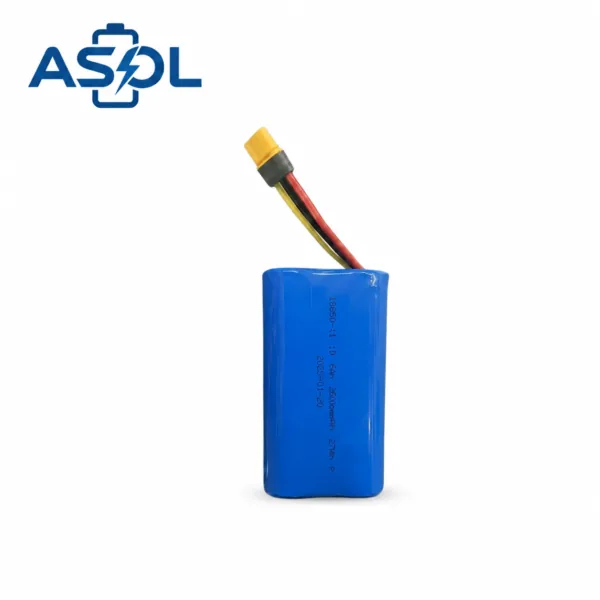 ASOL 18650 3S1P 10.8V 2500mAh Lithium-ion Battery Pack for Medical Equipment