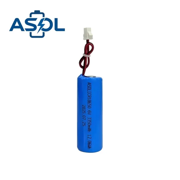 ASOL 18650 3.6V 3350mAh Lithium-ion Battery Cell for Electric Curtain Motors