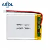 ASOL 604040 3.7V 1100mAh Lithium Polymer Battery Cell