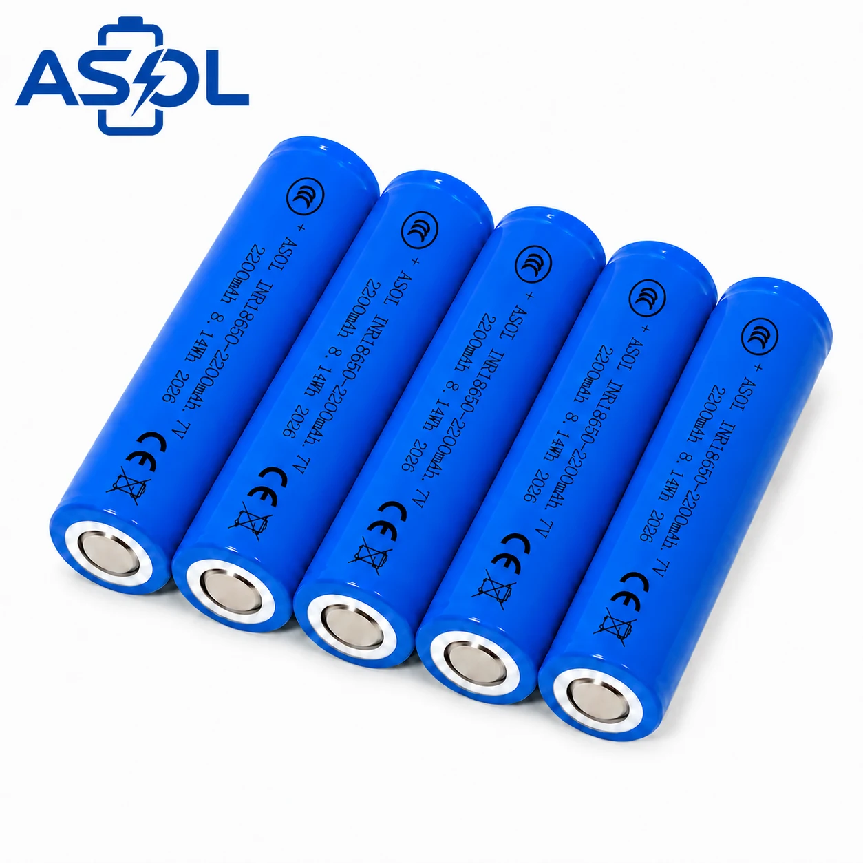 ASOL 18650 cylindrical lithium cells for battery pack assembly