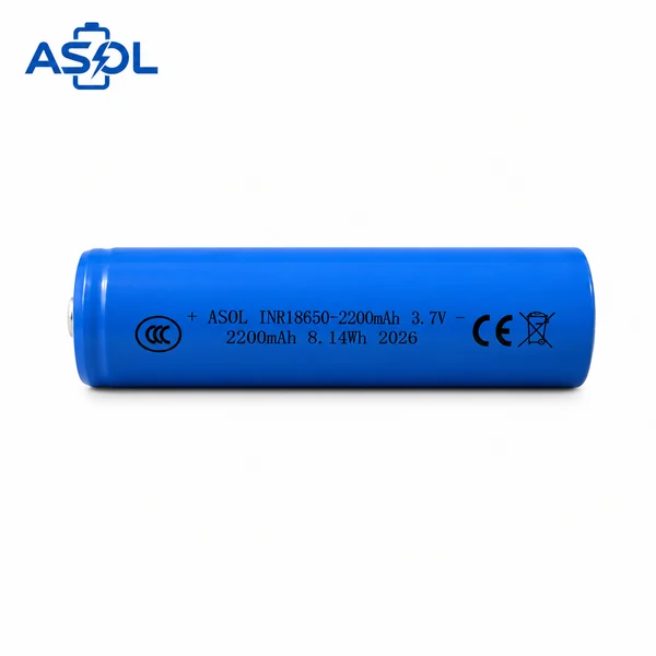ASOL 18650 3.7V 2200mAh Lithium-ion Battery Cell
