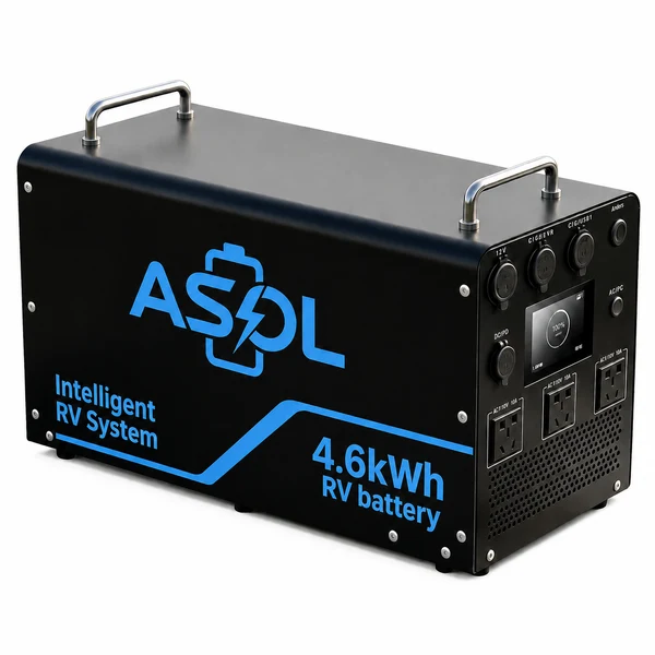 ASOL 4.6kWh intelligent RV lithium battery system