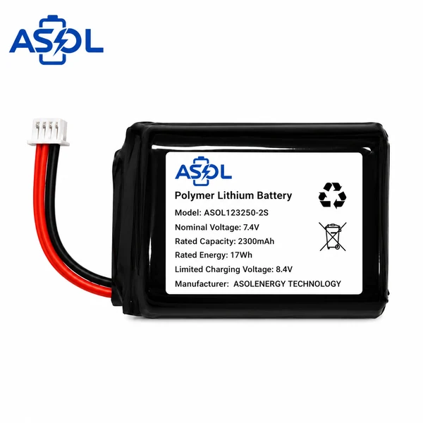 ASOL 123250-2S 7.4V 2300mAh Lithium Polymer Battery Pack